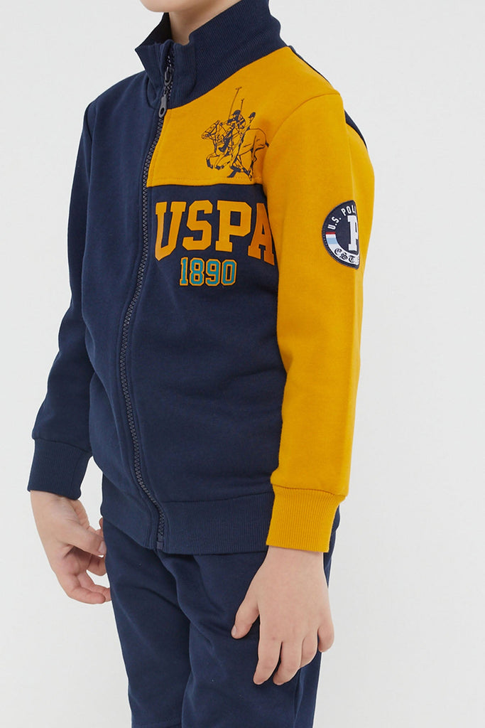 U.S. Polo Assn. plava trenerka za dječake (US1125-4-Navy) 3