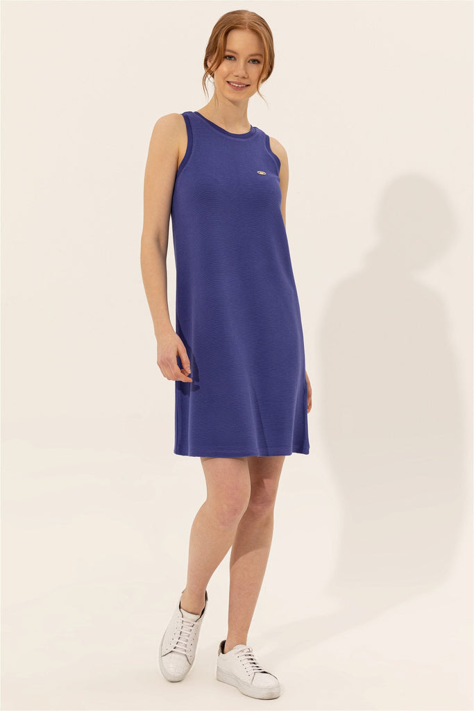 U.S. Polo Assn. plava ženska haljina bez rukava