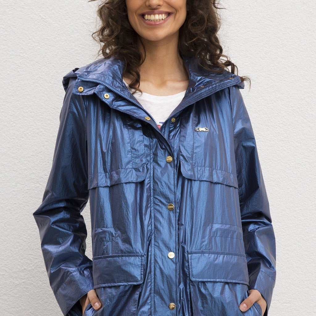 U.S. Polo Assn. plava ženska jakna sa kapuljačom