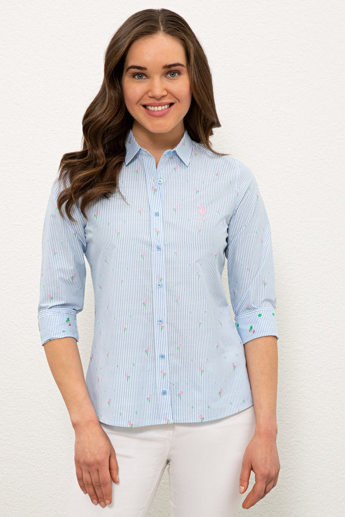 U.S. Polo Assn. plava ženska košulja (1214742VR036) 1