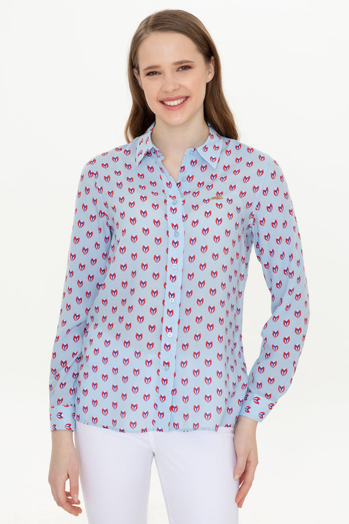 U.S. Polo Assn. plava ženska košulja (1363873VR003) 5
