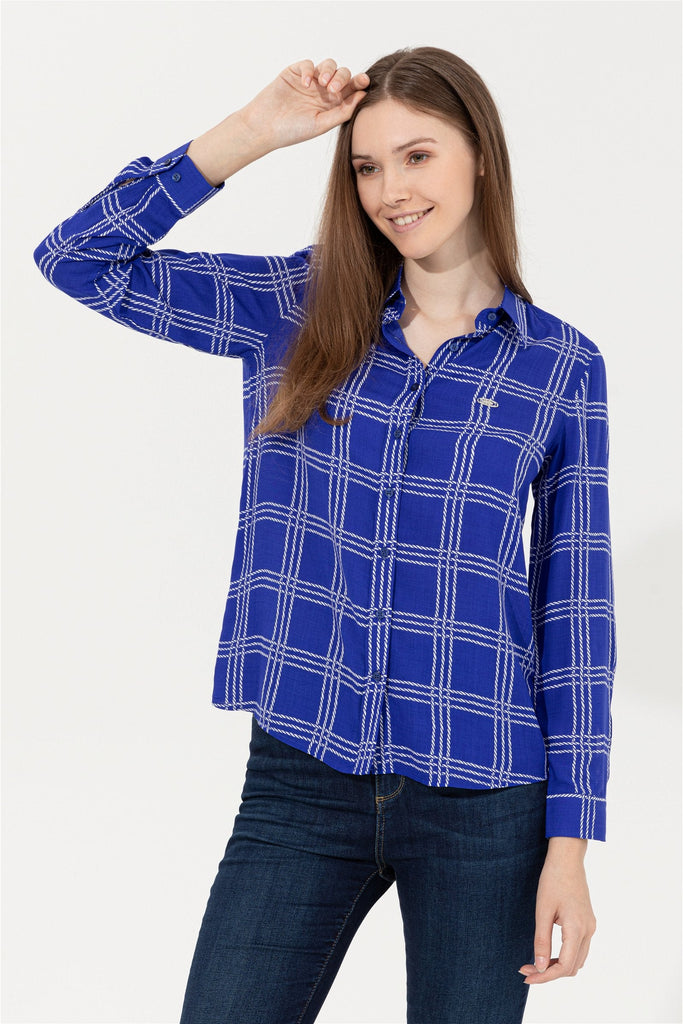 U.S. Polo Assn. plava ženska košulja (1363884VR212) 1
