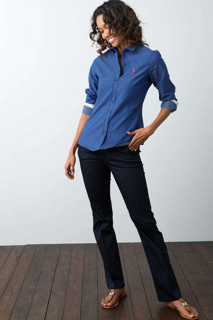 U.S. Polo Assn. plava ženska košulja (536130VR033) 1