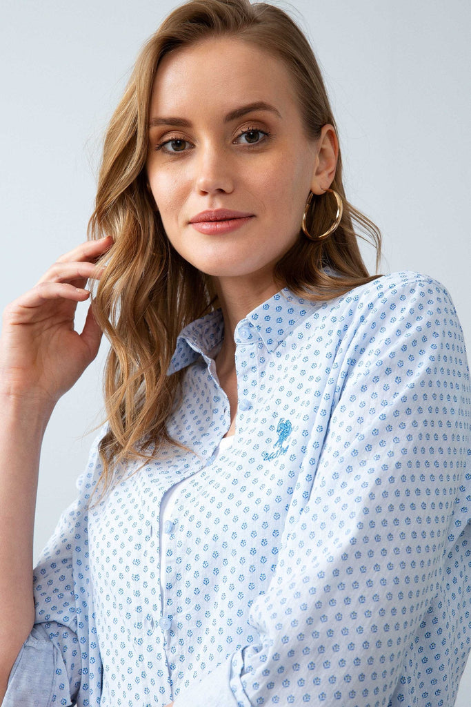 U.S. Polo Assn. plava ženska košulja (741727VR036) 3