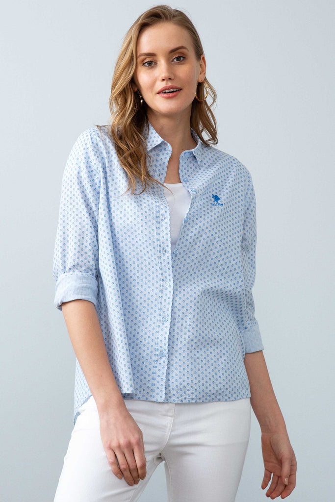 U.S. Polo Assn. plava ženska košulja (741727VR036) 1