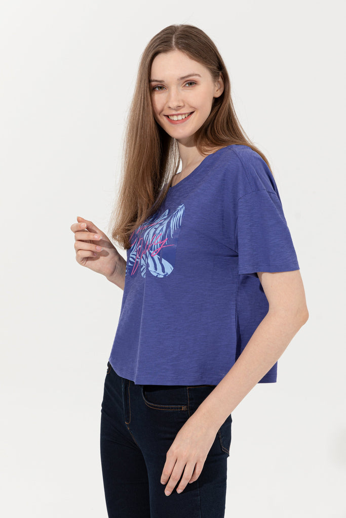 U.S. Polo Assn. plava ženska majica (1360395VR212) 2