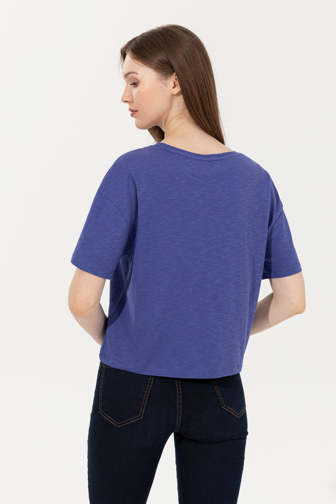 U.S. Polo Assn. plava ženska majica (1360395VR212) 3