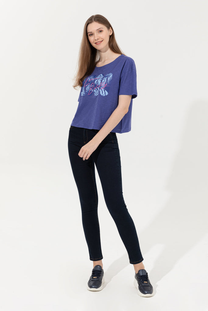 U.S. Polo Assn. plava ženska majica (1360395VR212) 4