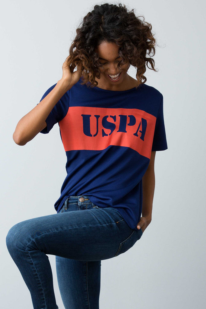 U.S. Polo Assn. plava ženska majica (559734VR033) 2