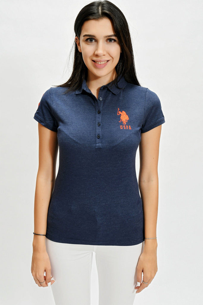 U.S. Polo Assn. plava ženska polo majica (1191080VR033) 1