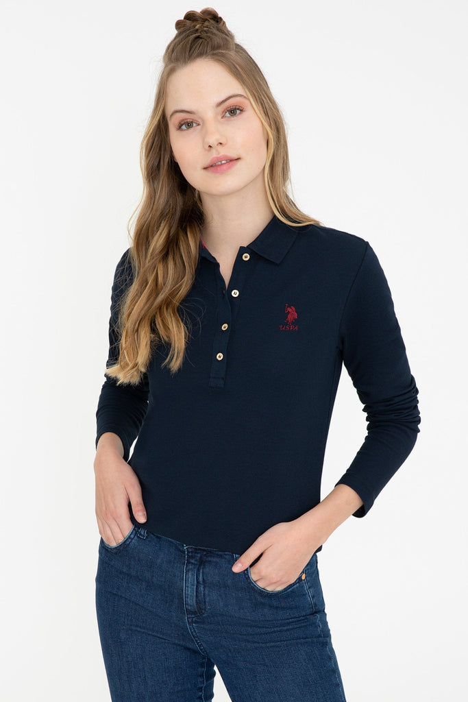 U.S. Polo Assn. plava ženska polo majica (1255389VR033) 1