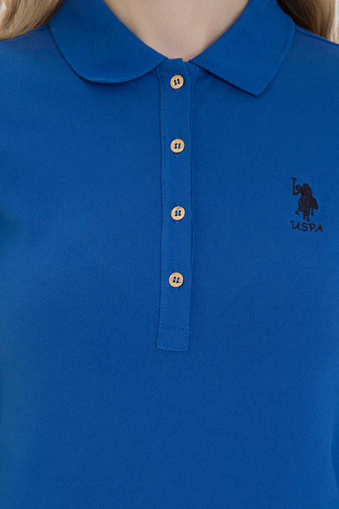 U.S. Polo Assn. plava ženska polo majica dugih rukava