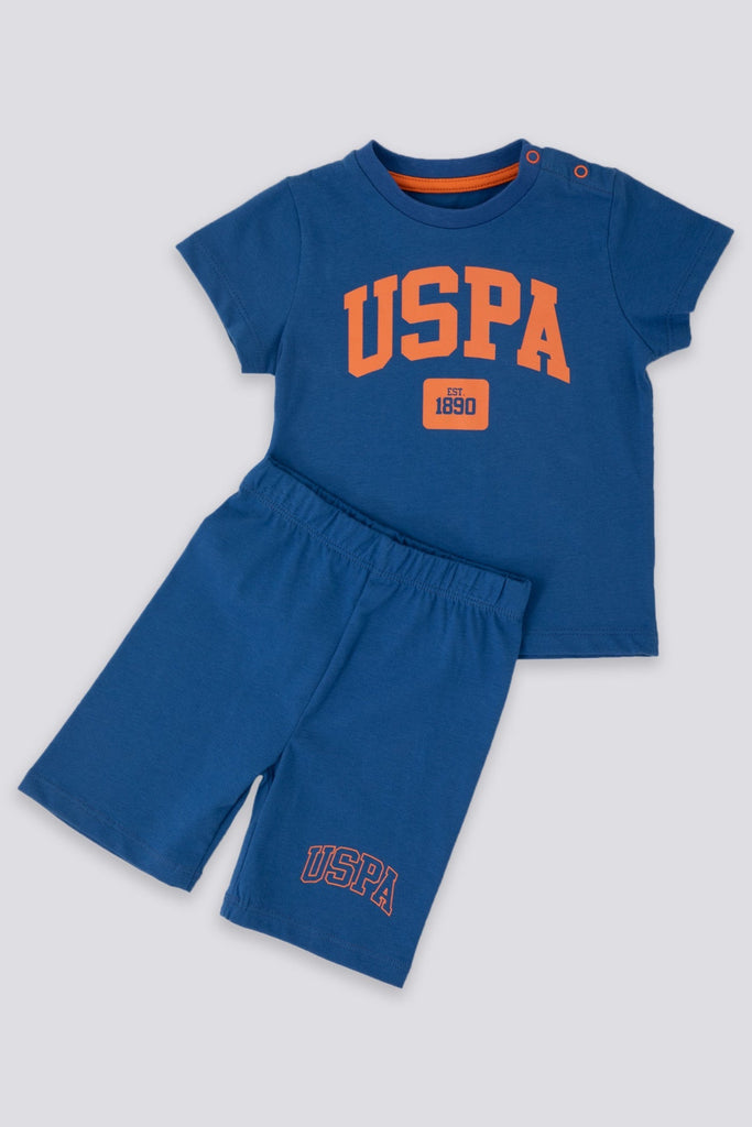 U.S. Polo Assn. plavi komplet za bebe (USB1106-COBALT) 2