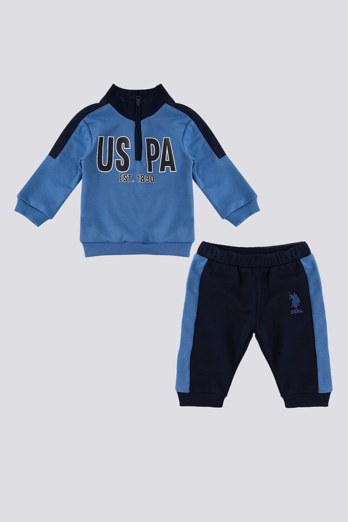 U.S. Polo Assn. SPORTY plavi komplet za bebe