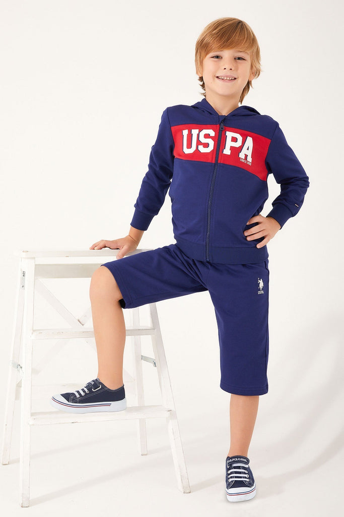 U.S. Polo Assn. plavi komplet za dječake (US1308-4-PARLAMENT) 1