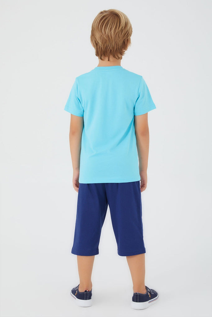 U.S. Polo Assn. plavi komplet za dječake (US1360-4-BLUE) 2