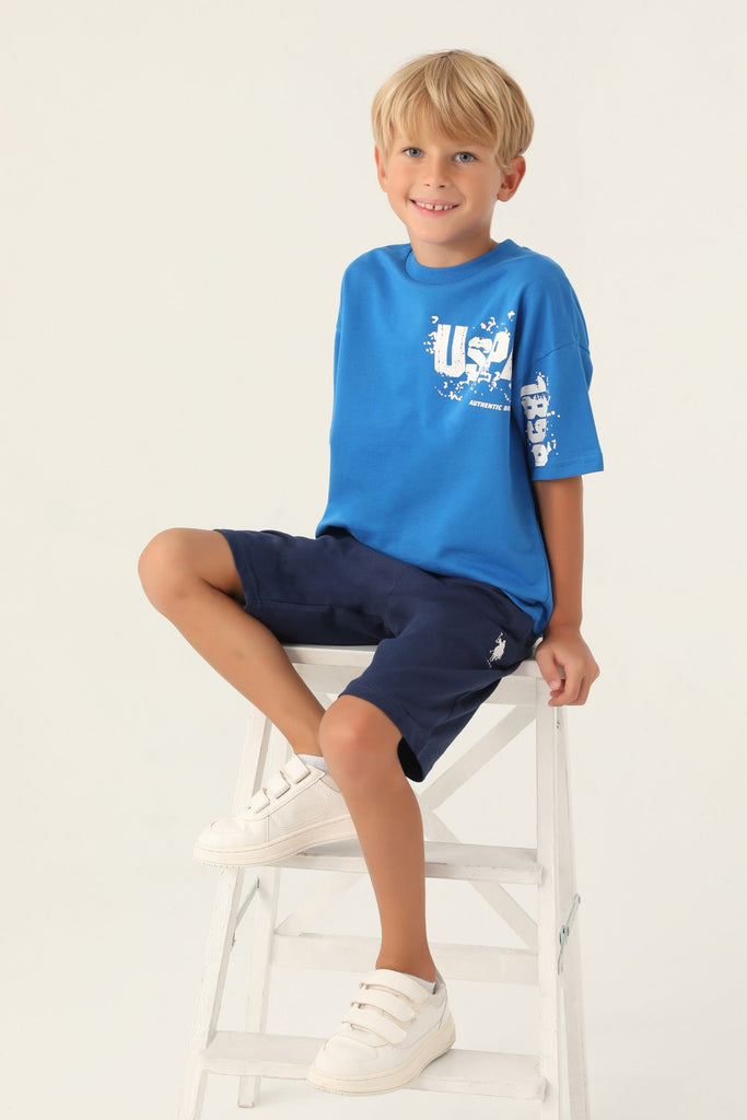 U.S. Polo Assn. plavi SPORTY komplet za dječake-[SKU]