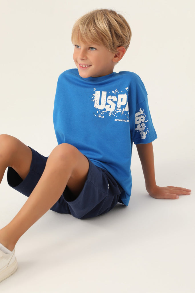 U.S. Polo Assn. plavi SPORTY komplet za dječake-[SKU]