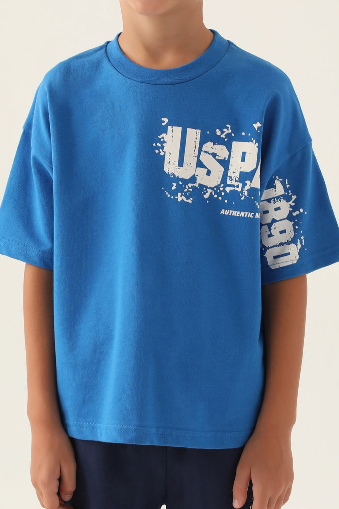 U.S. Polo Assn. plavi SPORTY komplet za dječake-[SKU]