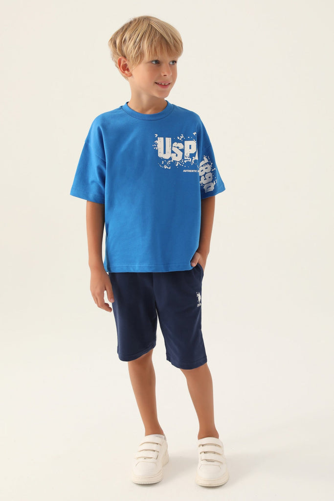 U.S. Polo Assn. plavi SPORTY komplet za dječake-[SKU]