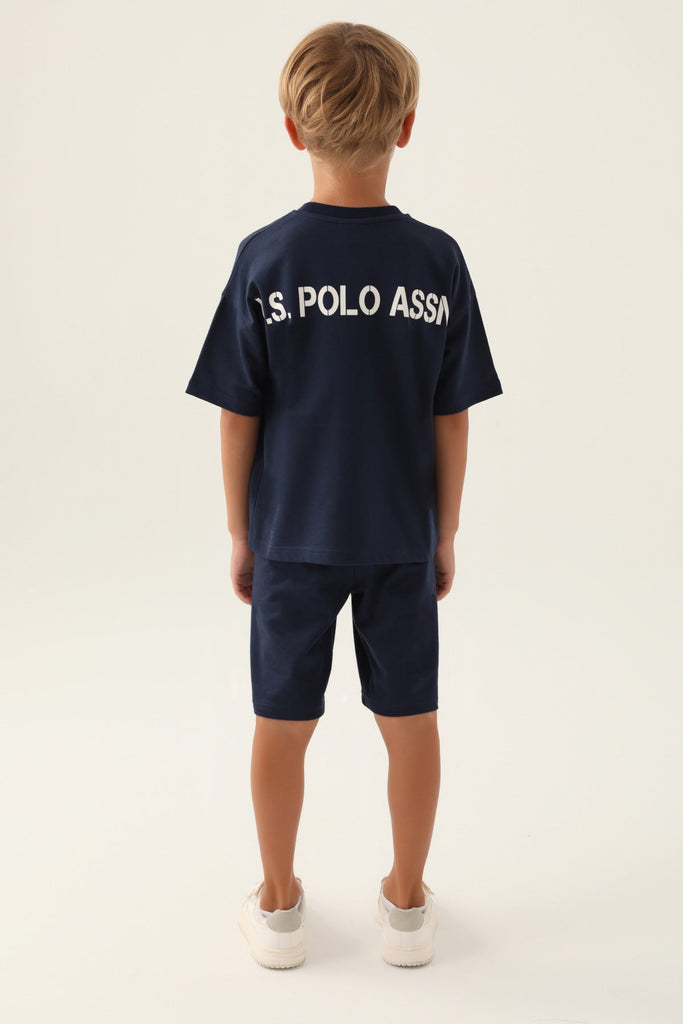 U.S. Polo Assn. plavi ljetni komplet za dječake