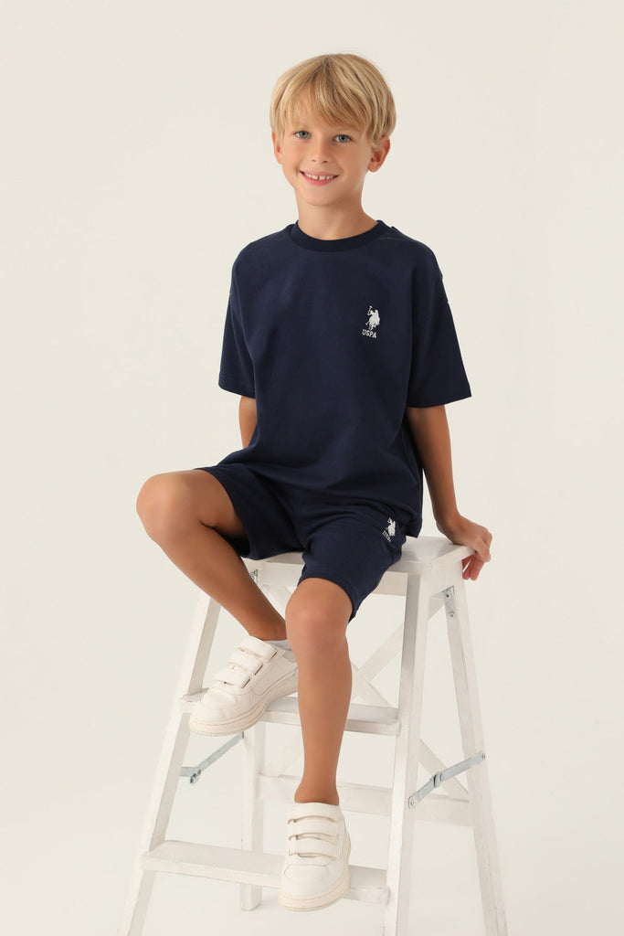 U.S. Polo Assn. plavi ljetni komplet za dječake-[SKU]