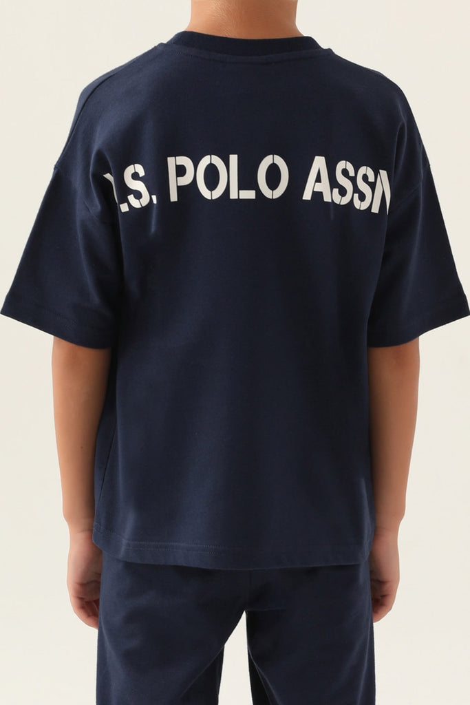 U.S. Polo Assn. plavi ljetni komplet za dječake-[SKU]