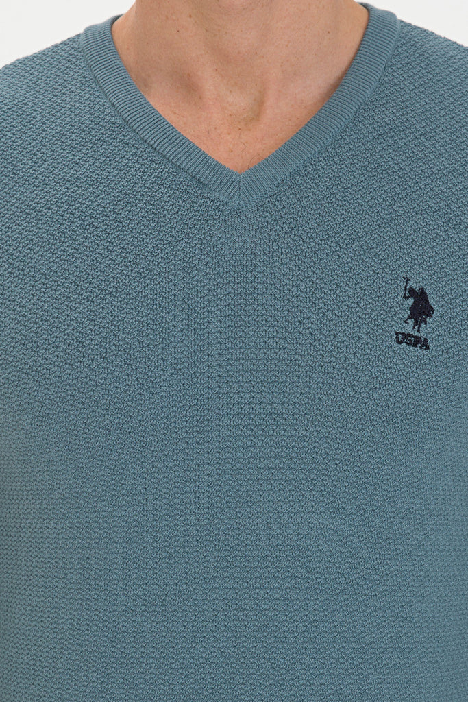 U.S. Polo Assn. plavi muški džemper (1259668VR028) 3
