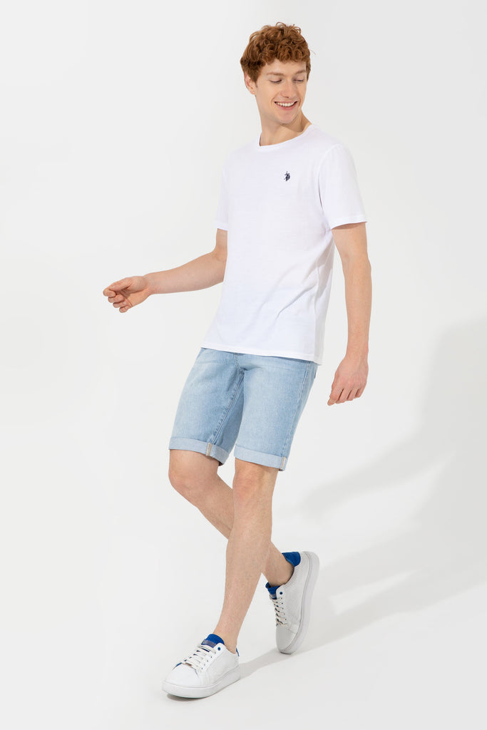 U.S. Polo Assn. plavi muški šorc sa strukom na vezanje-[SKU]