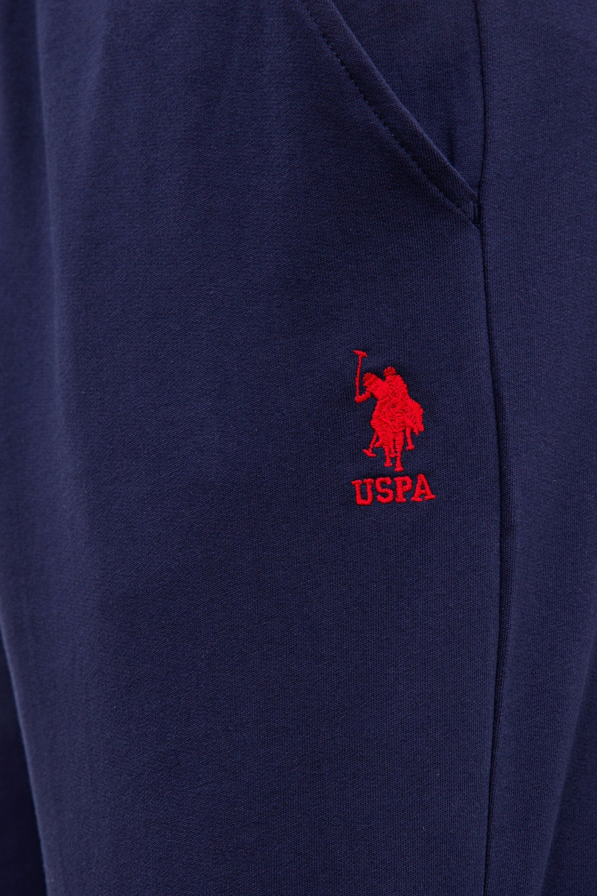 U.S. Polo Assn. plavi muški šorc s motivom jedrenjaka