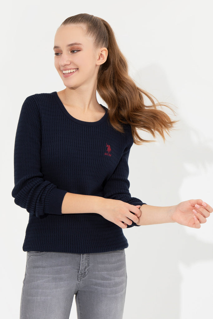 U.S. Polo Assn. plavi ženski džemper (1260329VR033) 5