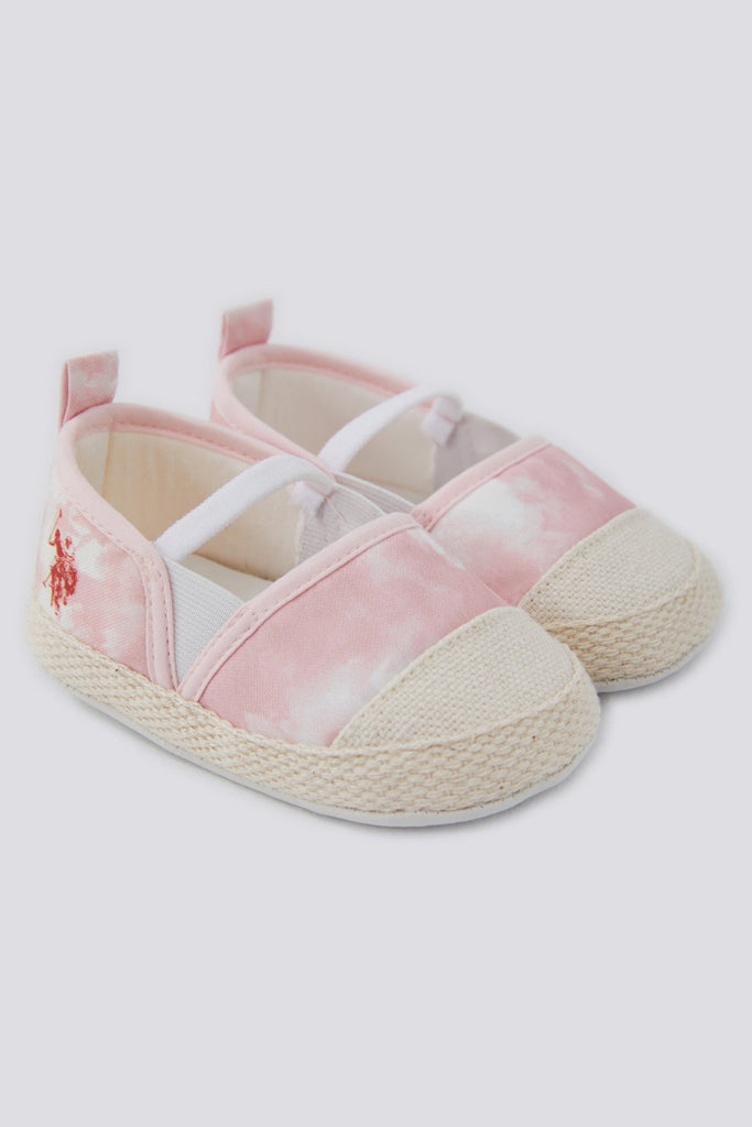 U.S. Polo Assn. roze cipele za bebe s vezicom