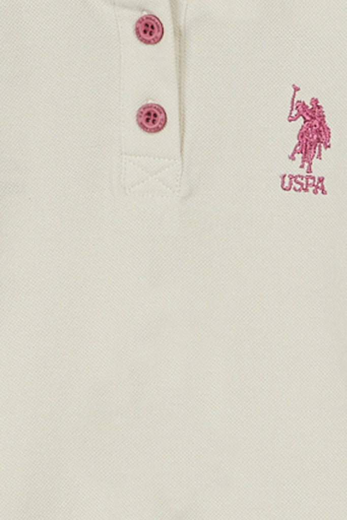U.S. Polo Assn. rozi komplet za bebe (USB904-BONE-DRIED ROSE) 3