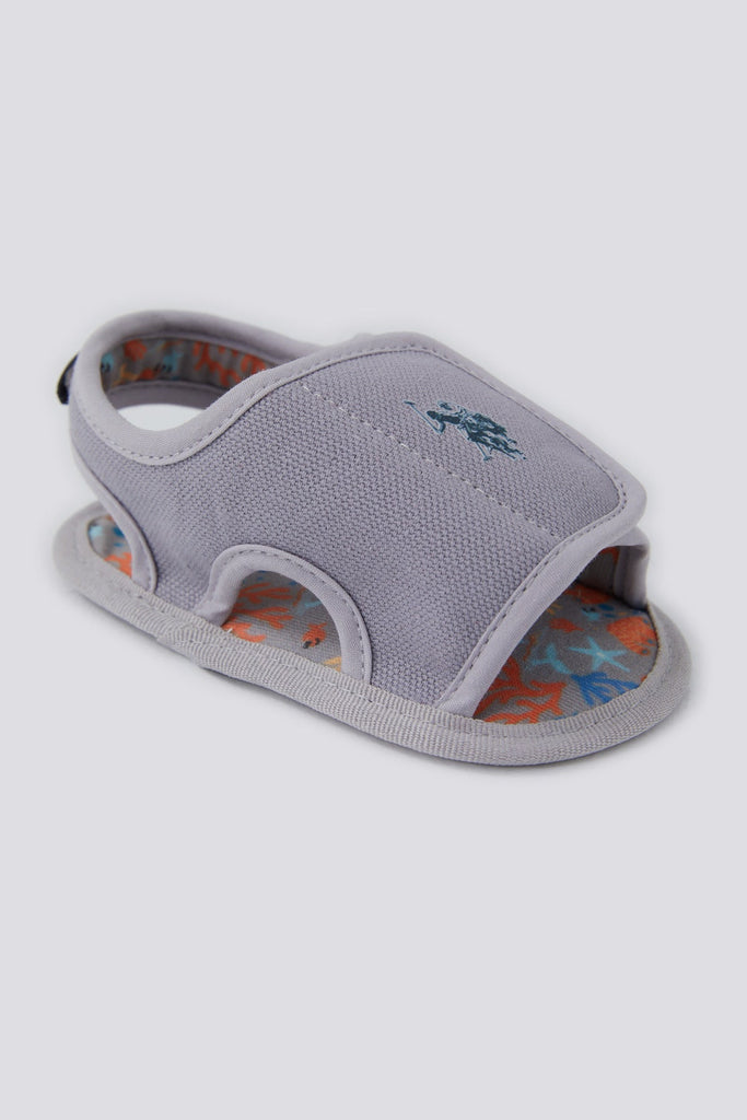 U.S. Polo Assn. sive sandale za bebe s cvjetnim uzorkom