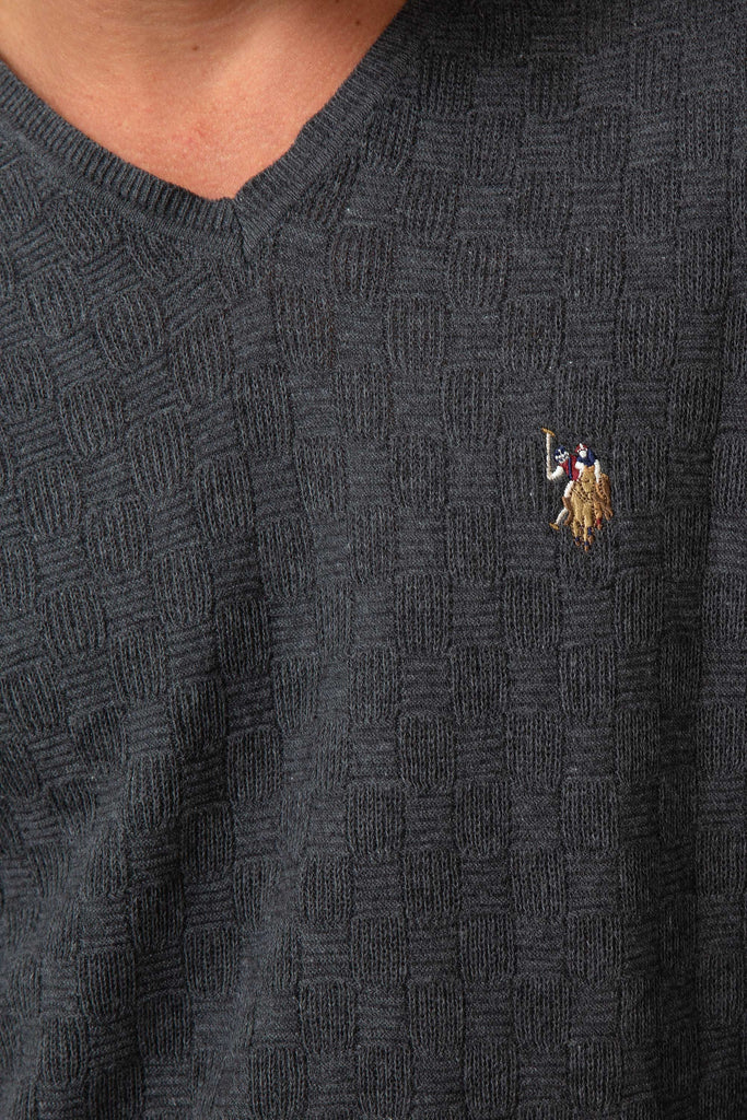 U.S. Polo Assn. sivi muški džemper (496179VR086) 4