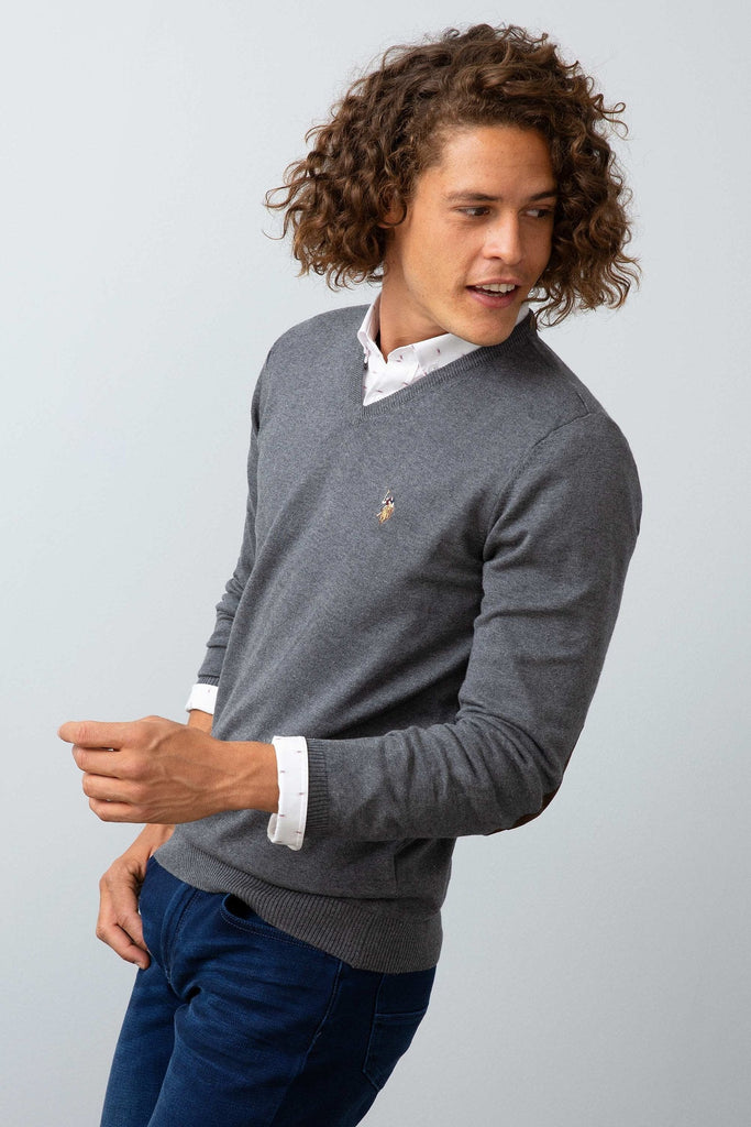U.S. Polo Assn. sivi muški džemper (652129VR081) 1