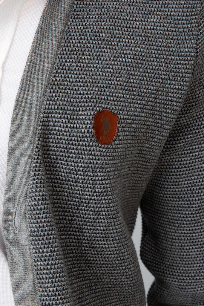 U.S. Polo Assn. sivi muški džemper (706555VR086) 4