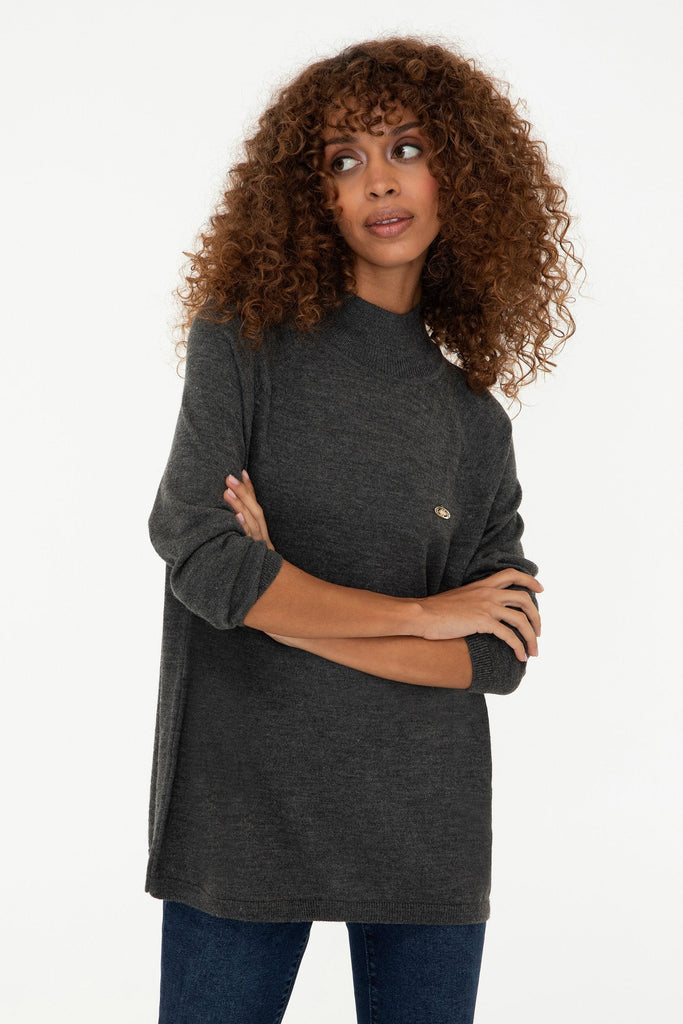 U.S. Polo Assn. sivi ženski džemper (1260282VR081) 1