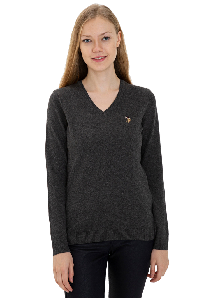 U.S. Polo Assn. sivi ženski džemper (1260380VR081) 1