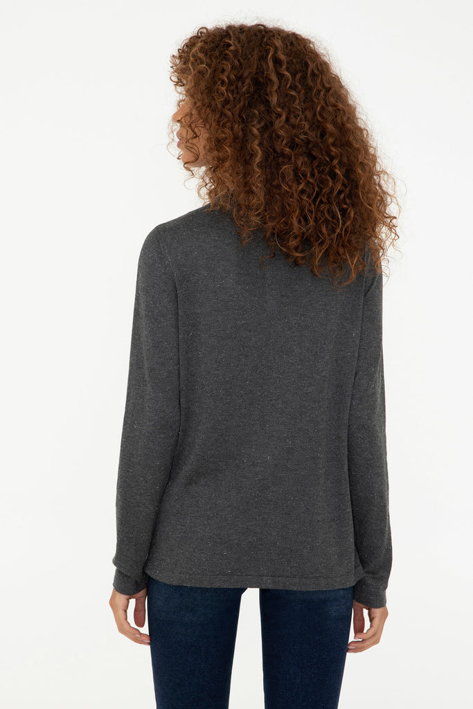 U.S. Polo Assn. sivi ženski džemper (1266264VR081) 2