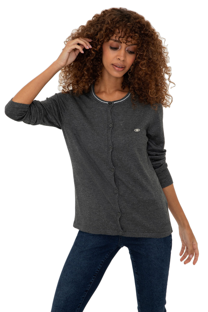 U.S. Polo Assn. sivi ženski džemper (1266264VR081) 1