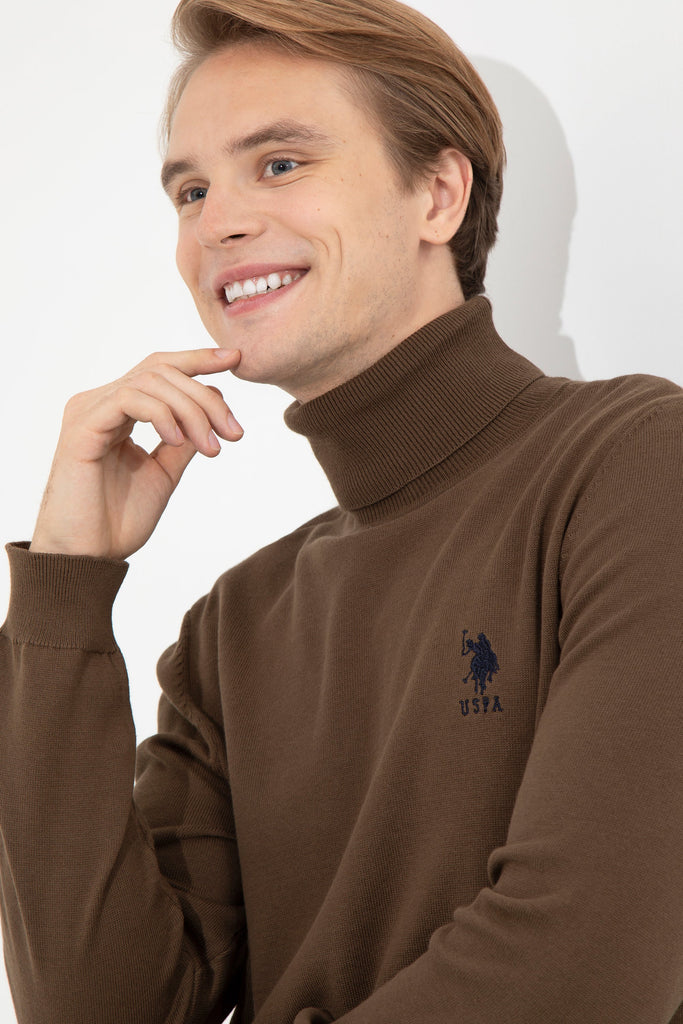 U.S. Polo Assn. smeđi muški džemper (1428915VR153) 4
