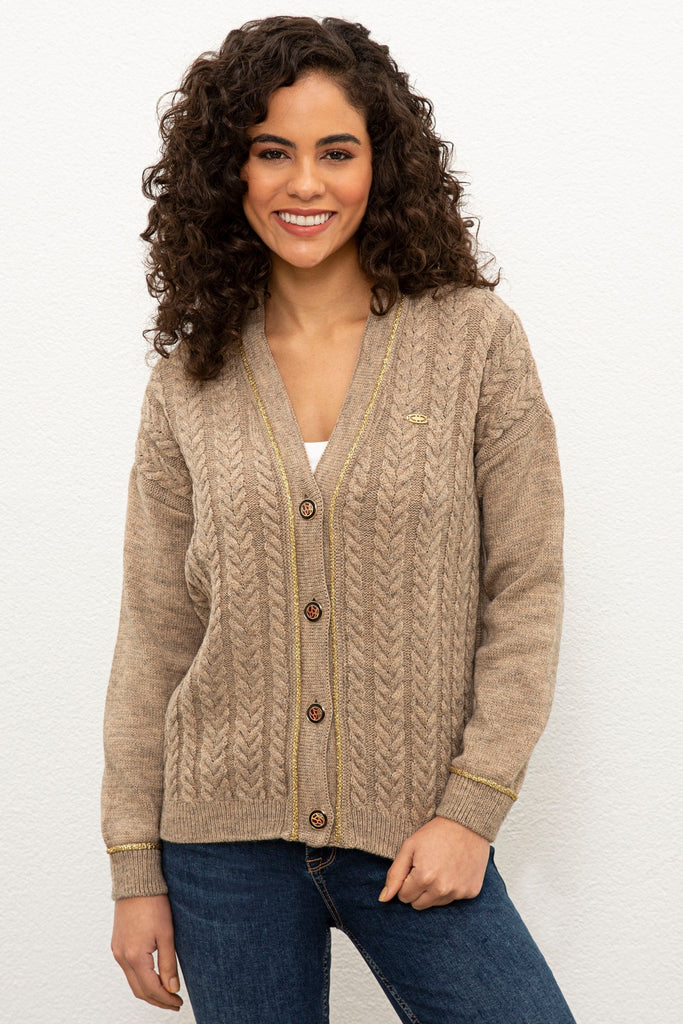 U.S. Polo Assn. smeđi ženski džemper (1081022VR174) 1
