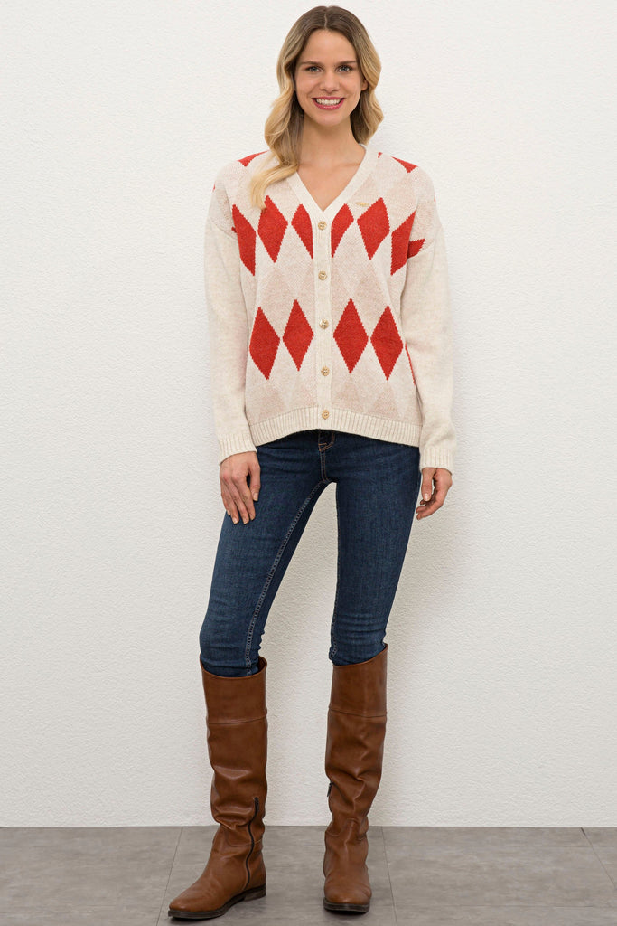 U.S. Polo Assn. smeđi ženski džemper (1083425VR122) 3