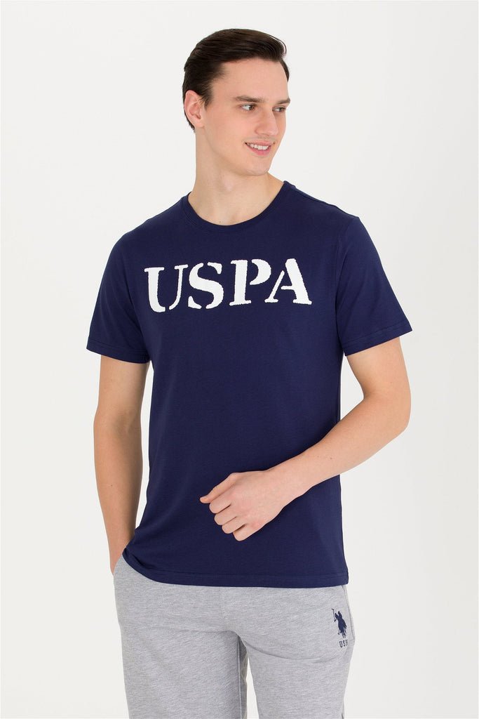U.S. Polo Assn. plava muška majica s kratkim rukavima
