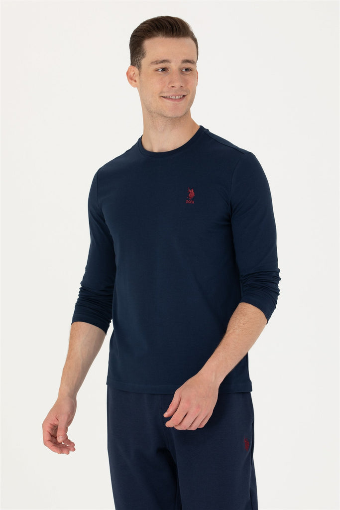 U.S. Polo Assn. teget plava muška majica dugi rukav