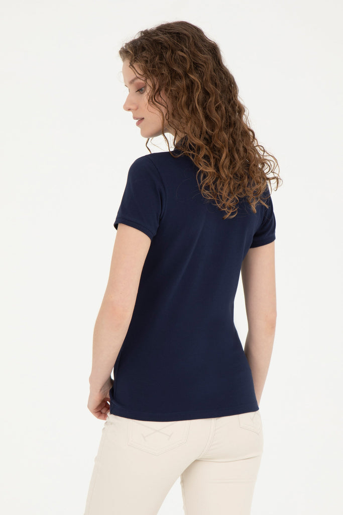 U.S. Polo Assn. teget plava ženska polo majica basic-[SKU]