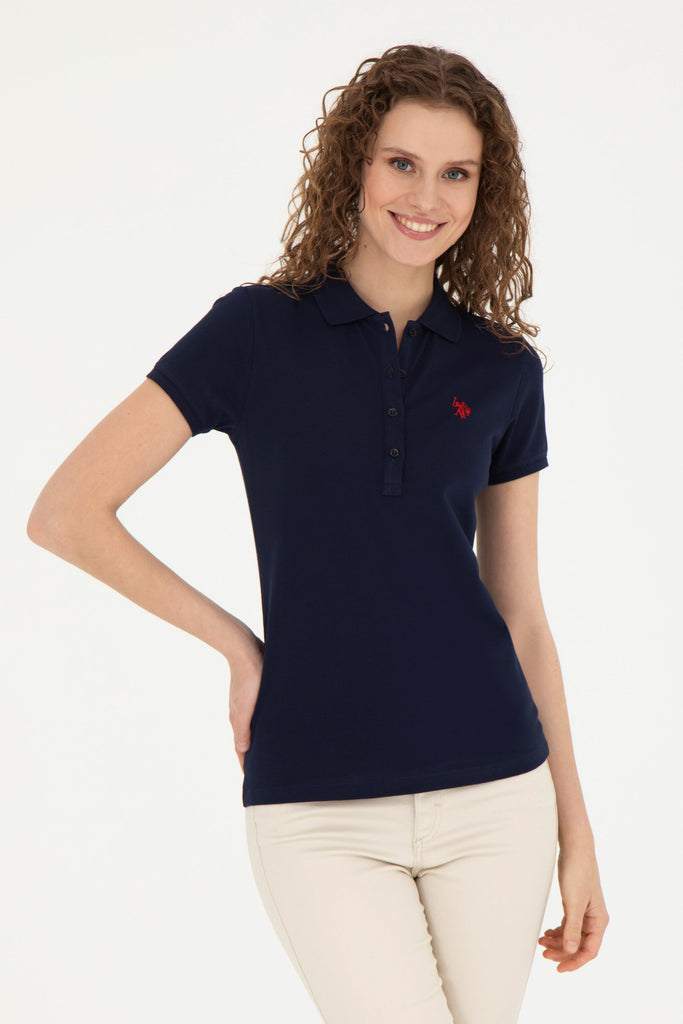 U.S. Polo Assn. teget plava ženska polo majica basic-[SKU]