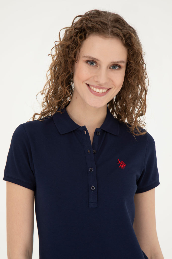 U.S. Polo Assn. teget plava ženska polo majica basic-[SKU]