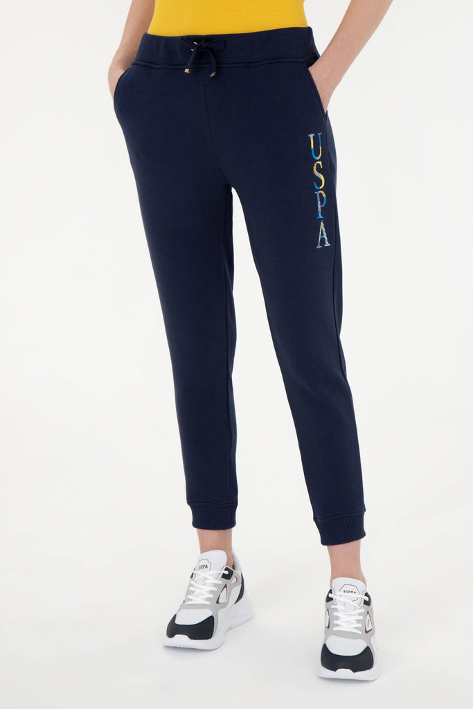 U.S. Polo Assn. teget plave ženske pantalone sa vezicama-[SKU]